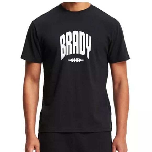 NWT New BRADY by Tom Brady Brand Black Short Sleeve T-Shirt. Medium NFL Football - Picture 2 of 12